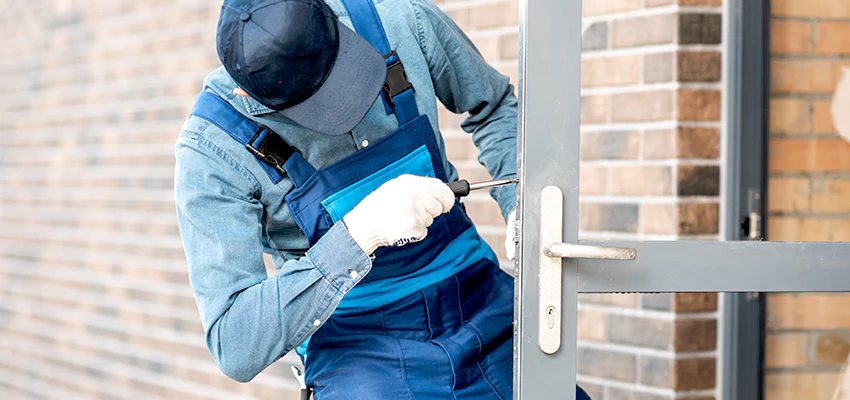 Pivot Storefront Door Locks Installation in Lake Arrowhead, California